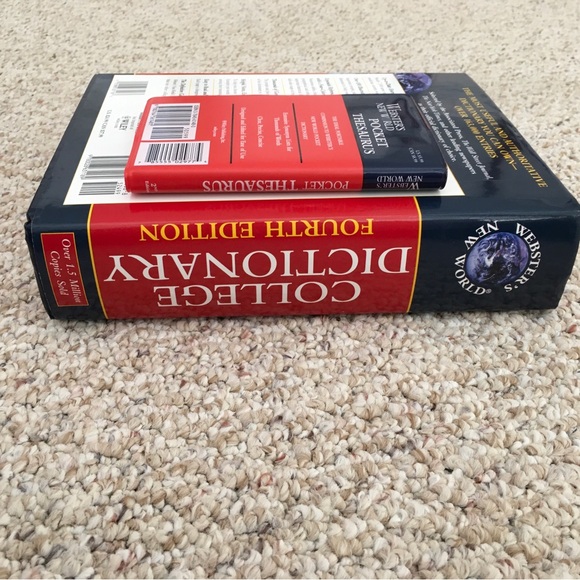 Webster Dictionary & Pocket Thesaurus Set - Picture 6 of 7